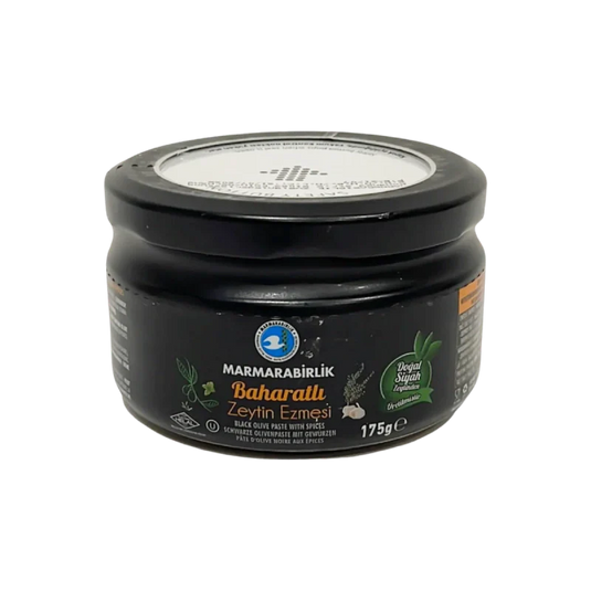 Marmarabirlik Siyah Zeytin Ezmesi Baharatli 175g