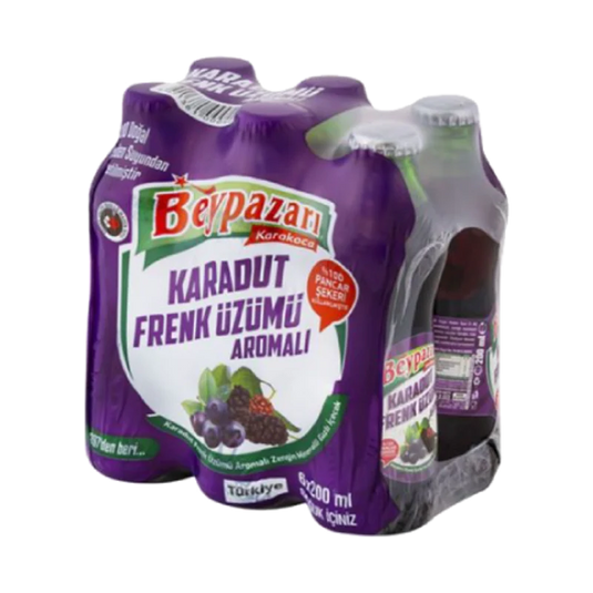 Beypazari Karadut ve Frenk Uzumu Mineral Water 200ml x 6p