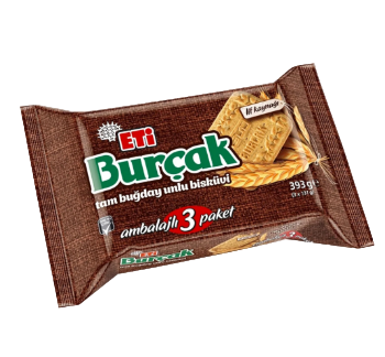 Eti Burcak Whole Wheat Biscuits (131g x 3p)
