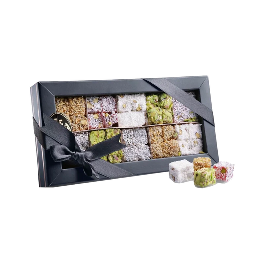 Malatya Pazari Assorted Double Turkish Delight – Boxed 230g