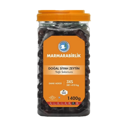 Marmarabirlik 3XS Lux Black Olives 1400g