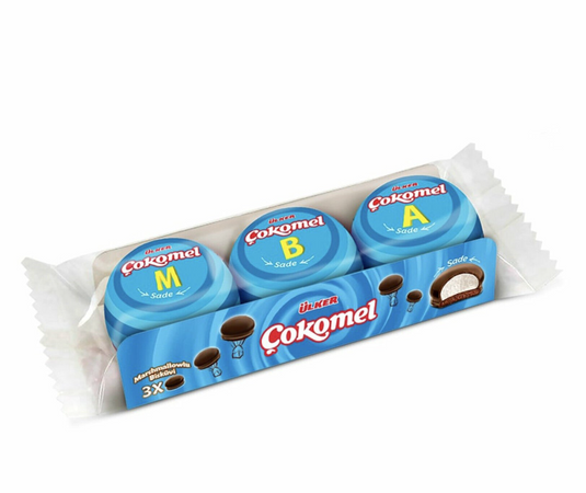 Ulker Cokomel Marshmallow Biscuits (12g x 3)
