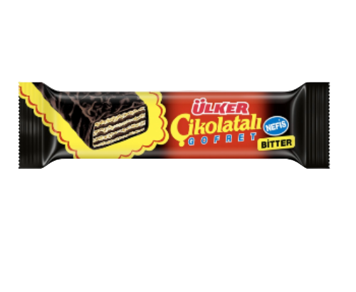 ULKER Cikolatali Gofret Dark Chocolate Coated Wafer 36g exp date: 13.05.2026