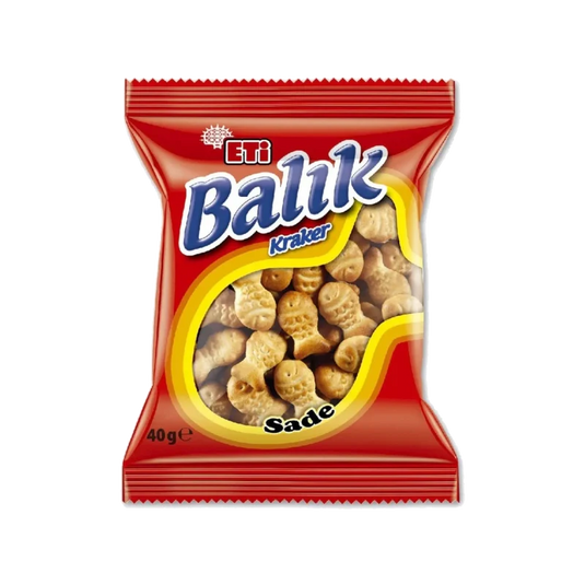 Eti Balik Crispy Fish Shaped Cracker 85g