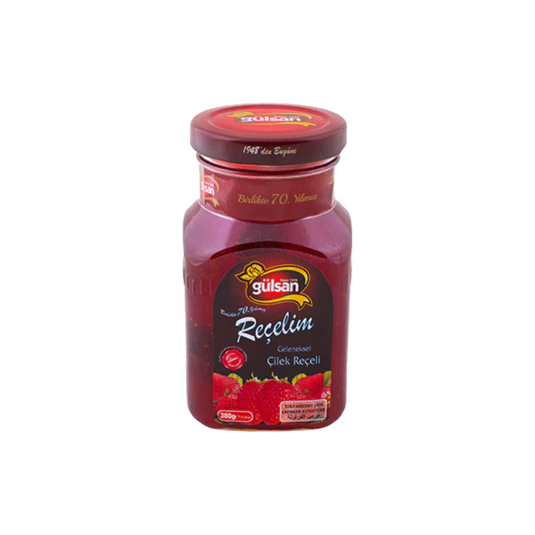 Gulsan Strawberry Jam in Glass Jar 380g