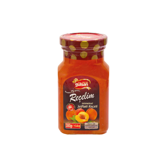 Gulsan Peach Jam in Glass Jar 380g