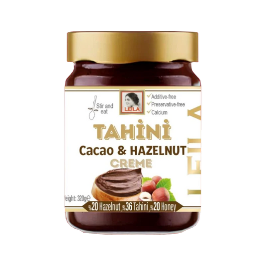 Leila Tahini Cacao Hazelnut Cream 300g
