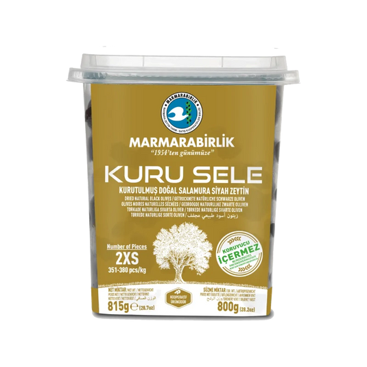 Marmarabirlik Kuru Sele 2XS Black Olives 800g
