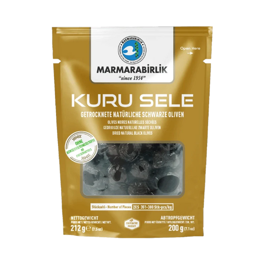 Marmarabirlik Kuru Sele 2XS Black Olives 200g
