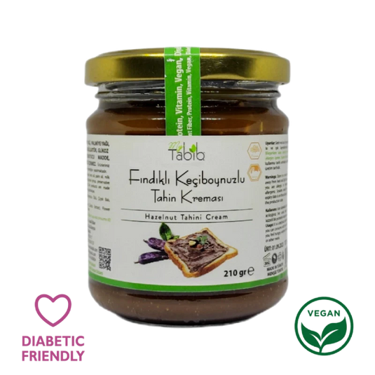 My Tabib Hazelnut Carob Tahini Cream 210g