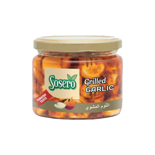 Sosero Grilled Garlic Glass Jar 300ml