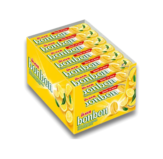 Ulker Bonbon Lemon Candy Drops 36g