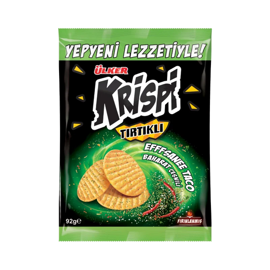 Ulker Krispi Wavy Crackers Spiced 43g