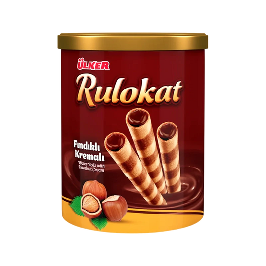 Ulker Rulokat Hazelnut Wafer Roll 170g