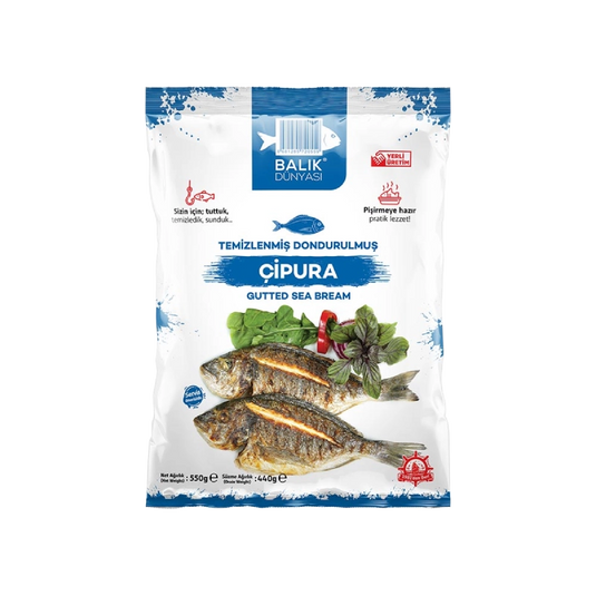 Balik Dunyasi Cipura Sea Bream (Temizlenmis-Gutted) 550g