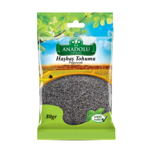 Anadolu Sofrasi Hashas Tohumu Poppy Seed 80g