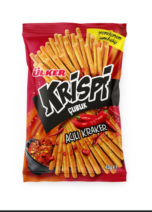Ülker Krispi Acılı Çubuk Kraker 43 G