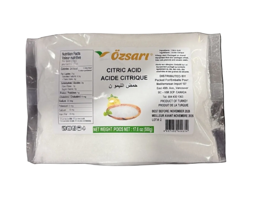 Ozsari Citric Acid Limon Tuzu 500g