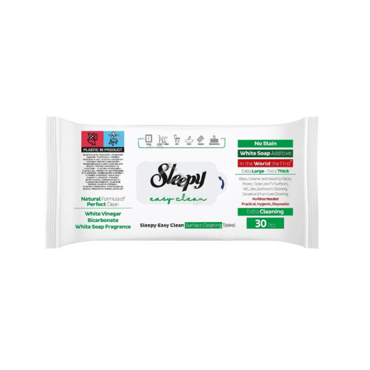 Sleepy Easy Clean Wet Wipes Green (30Pcs)