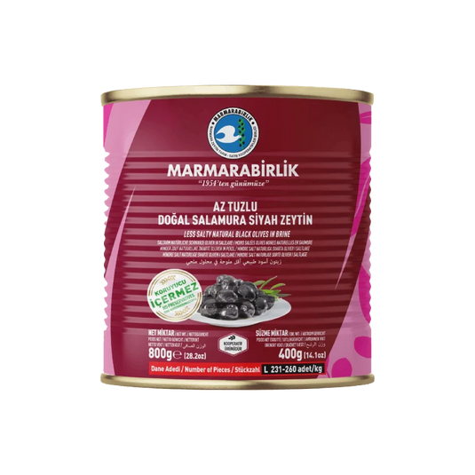 Marmarabirlik Hiper L Teneke Black Olives Tin 400g