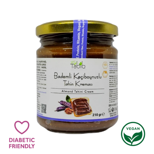 My Tabib Almond Carob Tahini Cream 210g