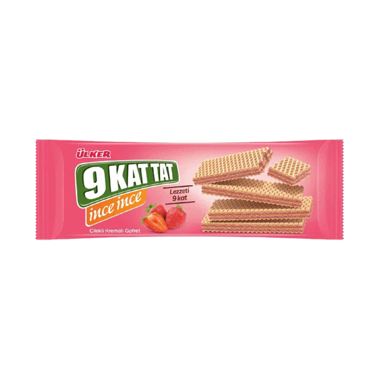 Ulker 9 Kat Tat Strawberry Cream Wafer 114g