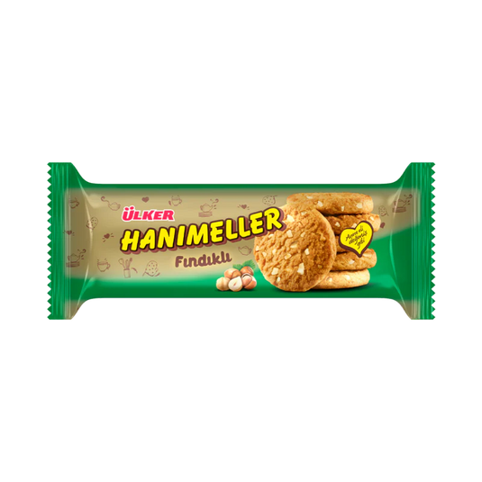 Ulker Hanimeller Hazelnut Roll Cookies 82g
