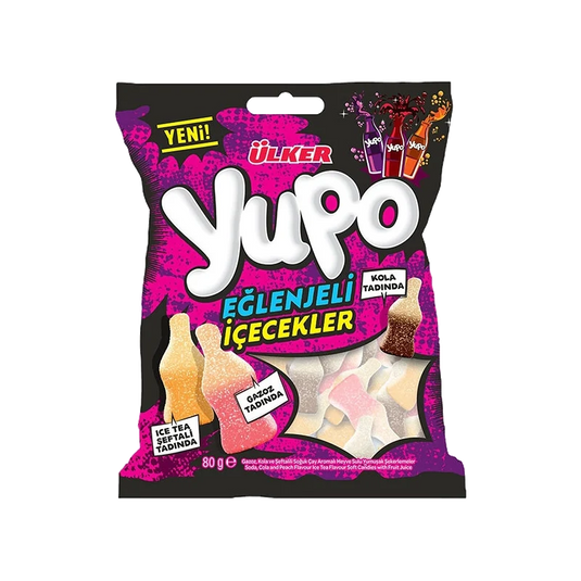 Ulker Yupo Eglenjeli Pops Soft Candy 80g