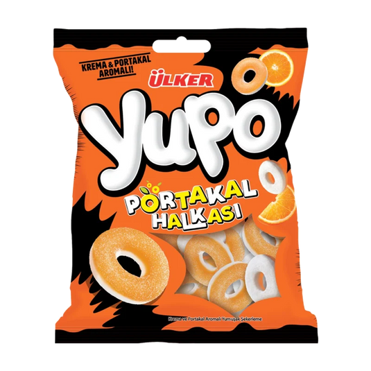 Ulker Yupo Jelly Orange Rings Soft Candy 70g