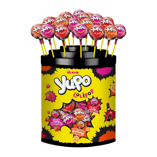 Ulker Yupo Lolipop Candy Assorted 11gx 60