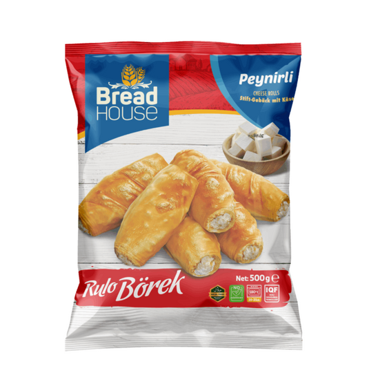 Breadhouse Cheese Rolls (Raw) Peynirli Rulo Borek - Pismemis 500g