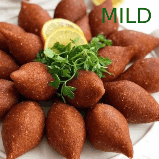 Handmade Kibbeh MILD (5 Pieces) Frozen Icli Kofte